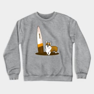 Golden corgi surf summer Crewneck Sweatshirt